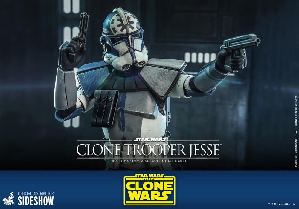 Hot Toys Star Wars The Clone Wars Tms Clone Trooper Jesse Th Scale Collectible Figure