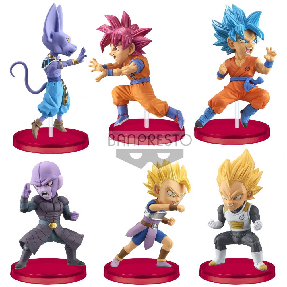 Figura Collezionabile Banpresto Dragon Ball Z Son Goku, World Collectable Figure, Battle Of Saiyans, 7 Cm