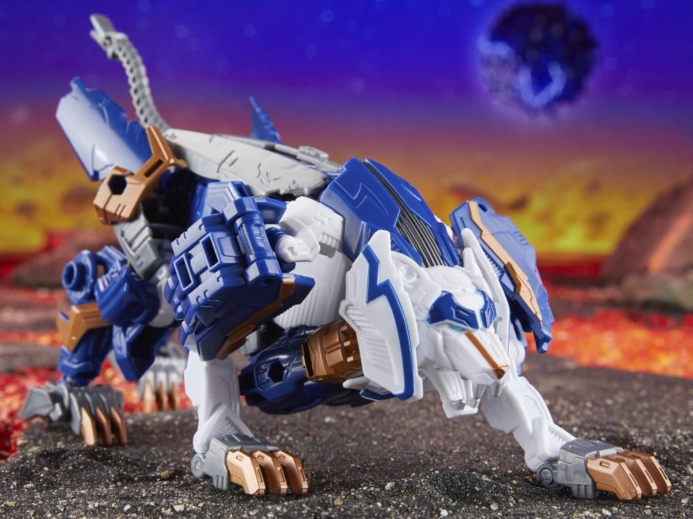 Transformers Legacy United Thundertron Voyager Class – Action Figure 17,5 Cm Convertibile In Leone Cybertroniano - 3