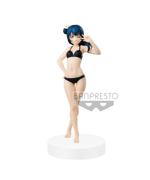Stepping out from the anime Love Live! Sunshine!!, this lively figure of Yoshiko in a cute bikini stands approximately 22 cm tall and will bring summery fun to any collection!
