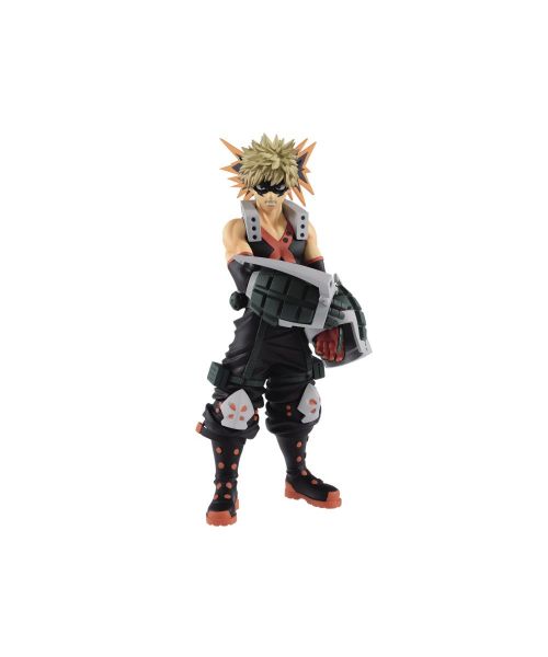 Katsuki Bakugo joins the Age of Heroes figure series! Bakugo stands about 18 cm tall in his hero uniform, ready to use his Quirk! Add him to your collection today! ,
