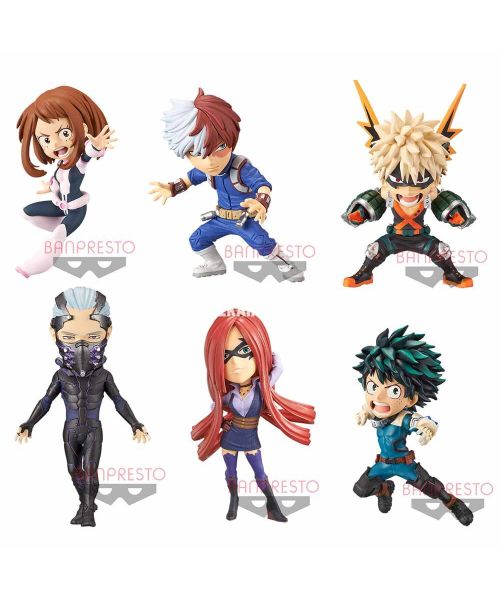 My Hero Academia - The Movie - Heroes:Rising - World Collectable Figure Full Set