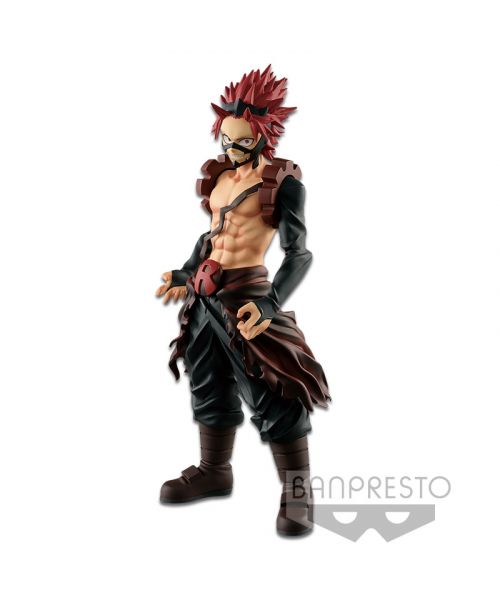 Eijiro Kirishima, aka Red Riot, from My Hero Academia joins Banpresto's Age of Heroes figure line. He stands about 17cm tall. A must for all My Hero Academia fans! Add him to your collection today!