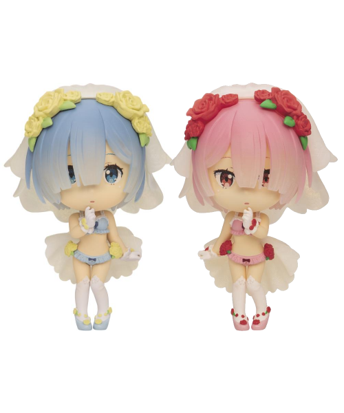 Re:Zero - Starting Life In Another World - Chibikyun Character Figure Vol.1 (Rem and Ram)